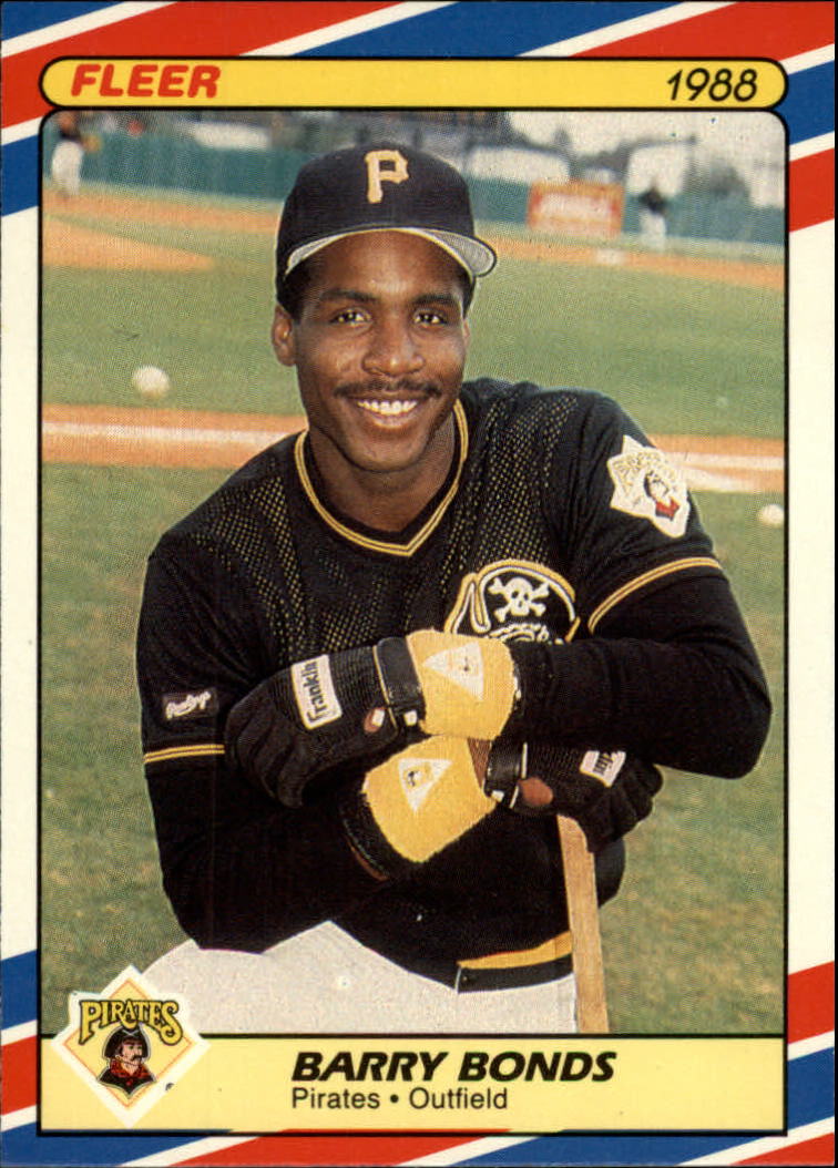 1988 Fleer Superstars Baseball Cards   004      Barry Bonds